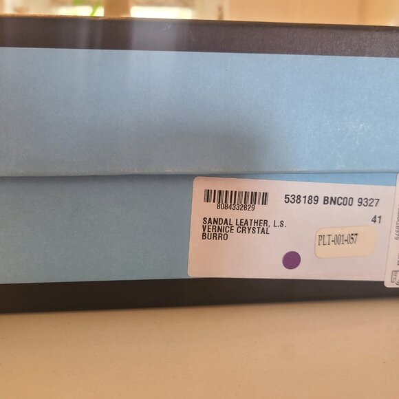 Gucci Vernice Crystal Patent Leather Sandals/Heels - Picture 4 of 12